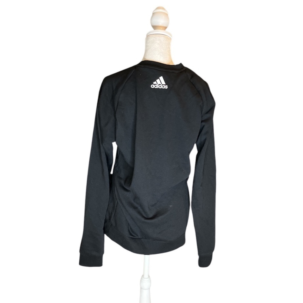 Men's adidas Black Sporting Kansas City Tango Raglan Sweatshirt Size small - Picture 3 of 4